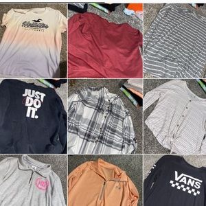 Variety of pink/Hollister/Nike/under armor, shein